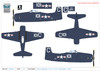 1/72 F8F-2 "Bearcats" 121717, VF-61 "Jolly Rogers", 1949