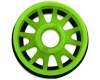 Mini-Z RWD "JUD" EVO Rear Threaded Side-Wall Carbon Fiber Rims (3mm Offset) (Green) (2)