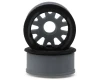 Mini-Z RWD "JUD" EVO Front Threaded Side-Wall Carbon Fiber Rims (1mm Offset) (Grey) (2)