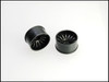 Mini-Z 2WD Machine Cut 16 Spoke Rear Wheel R1 Black