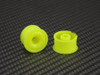 Mini-Z 2WD Machine Delrin Cut Yellow Formula 8.5x20mm Flanged Wheel F1