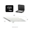 Hobby Knife Spare Blades - Broad (20pcs)
