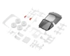 Mini-Z MR-04 Mazda Savanna RX-7 Body Set (Unpainted) w/Rims