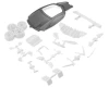 Mini-Z MA-020 Chevrolet Corvette C8.R Body (Unpainted)