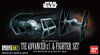 STAR WARS: VEHICLE MODEL 007 TIE ADVANCED x 1 & FIGHTER SET