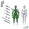 Suyata Samurai Infantry Sanshiro, Ninja Girl - Green