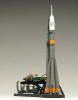 1/150 Plastic Model Soyuz Rocket & Transport Train - MODEROID