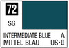 Mr. Color 072 Semi Gloss Intermediate Blue 10ml, GSI