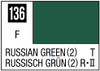 Mr. Color 136 Flat Russian Green (2) 10ml, GSI