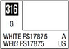 Mr. Color 316 Semi Gloss White FS17875 10ml, GSI