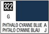 Mr. Color 322 Gloss Phthalo Cyanne Blue 10ml, GSI