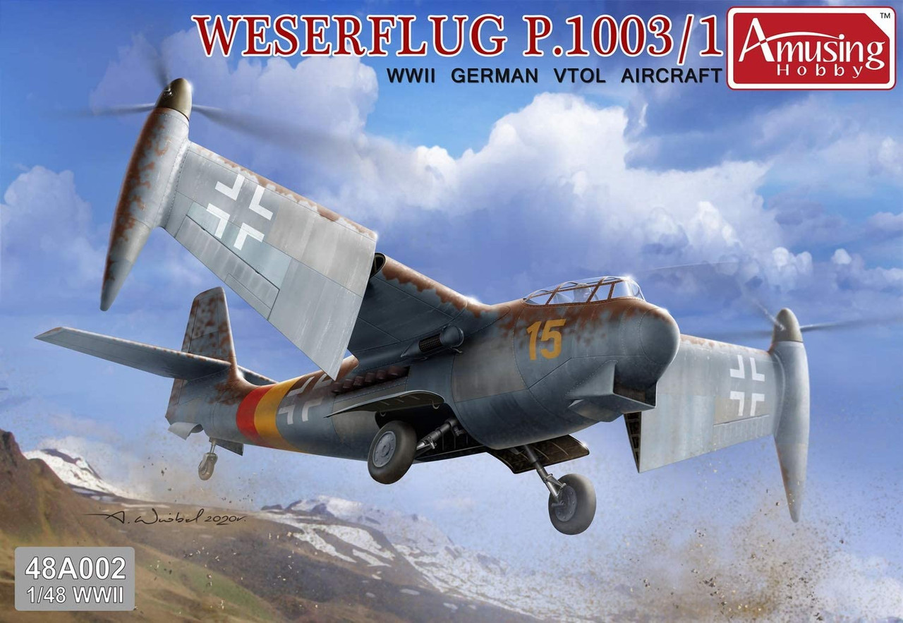 1/48 Weserflug P.1003/1 WWII German Vtol Aircraft - 48A002