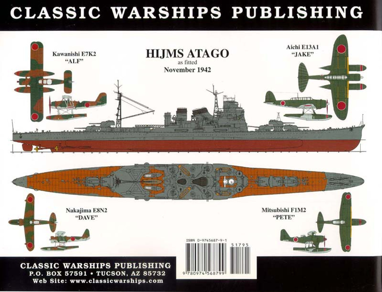 Warship Pictorial #30 IJN Takao Class Cruisers