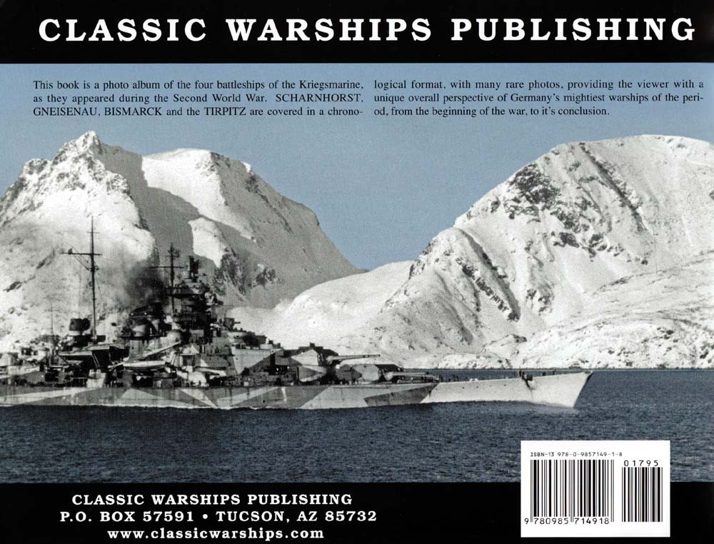 Warship Pictorial #39 German Battleships 1939-1945