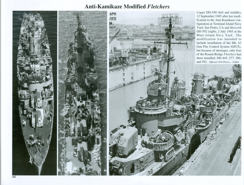 Warship Pictorial #42 Round Bridge Fletcher - Brookhurst Hobbies