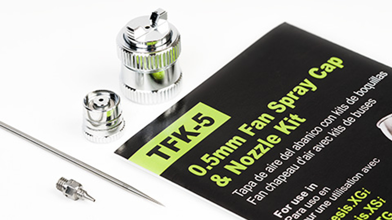 TFK-5 0.5mm Fan Spray Cap & Nozzle Kit