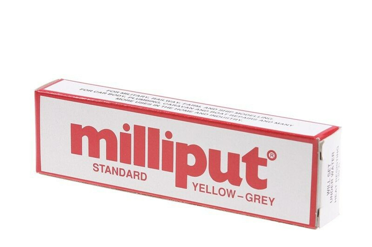 Milliput Standard Yellow-Grey Epoxy Putty - Milliput