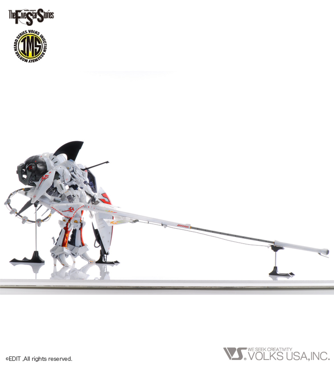 L.E.D. MIRAGE 1/100スケール 未組立　フレームランチャーセット 1/100 IMS L.E.D. MIRAGE V3 Plastic Injection Kit