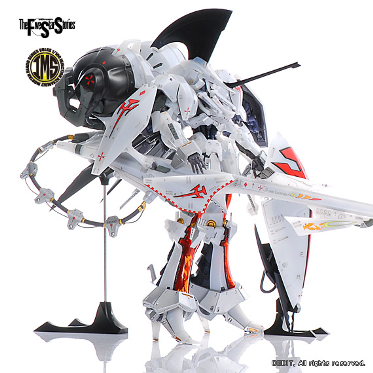 L.E.D. MIRAGE 1/100スケール 未組立　フレームランチャーセット 1/100 IMS L.E.D. MIRAGE V3 Plastic Injection Kit