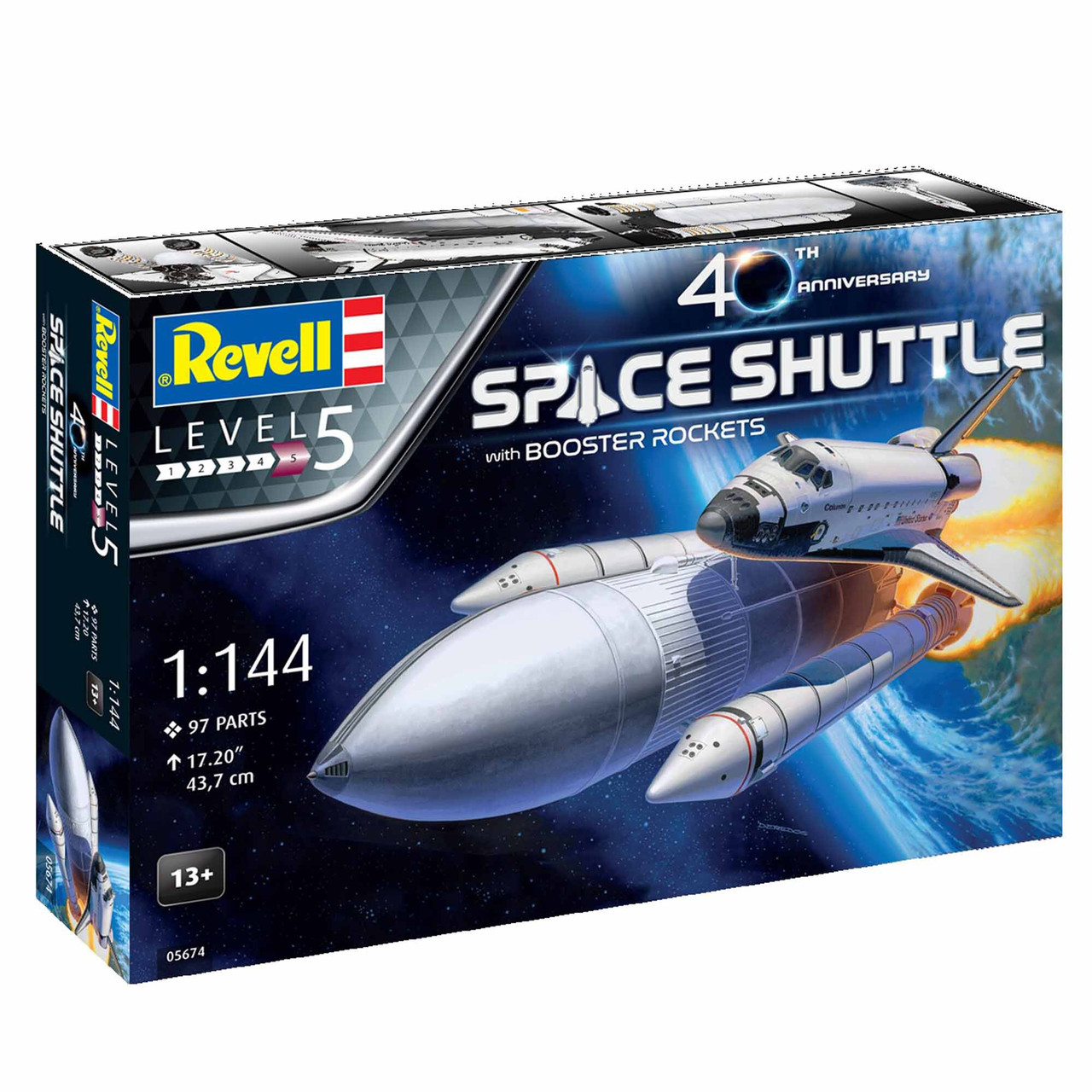 1/144 Space Shuttle with Booster Rockets 40th Anniversary - 80567400003