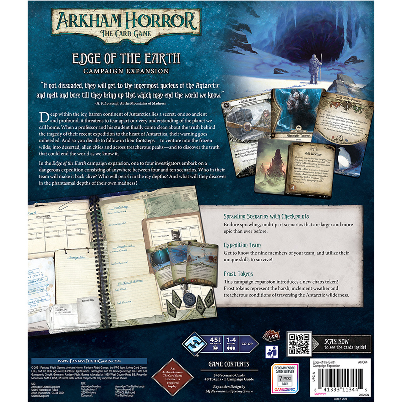 ARKHAM HORROR LCG: At the Edge of the Earth Campaign