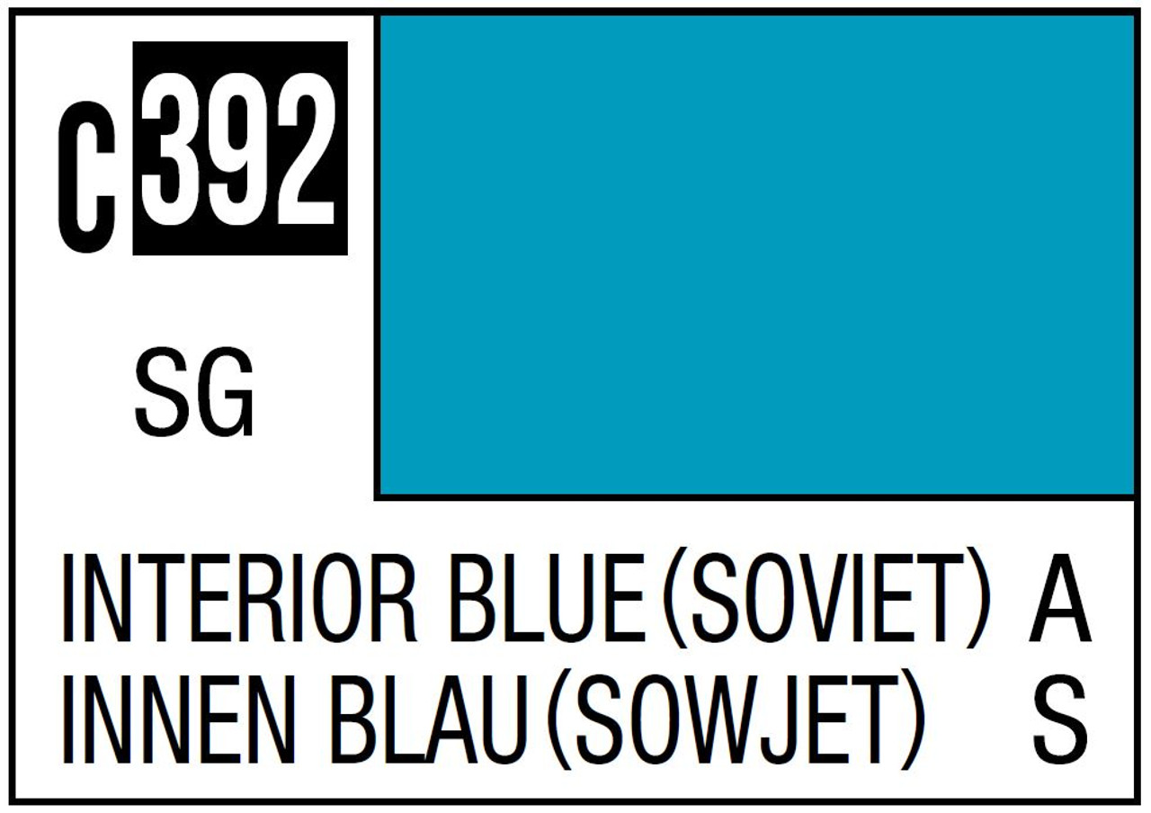 Mr. Color 392 Interior Blue (Soviet) , GSI