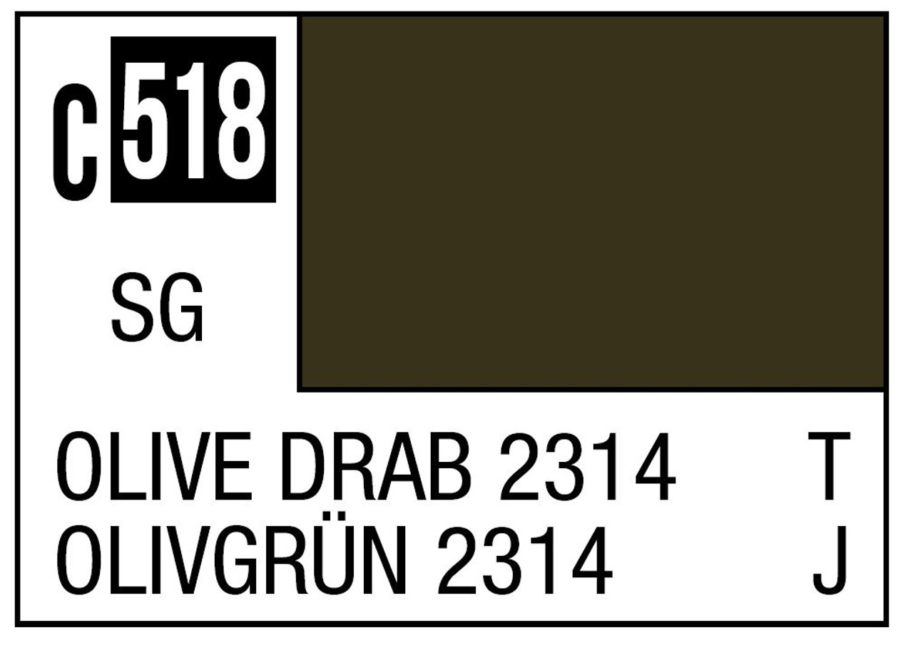 Mr. Color C518 Olive Drab 2314