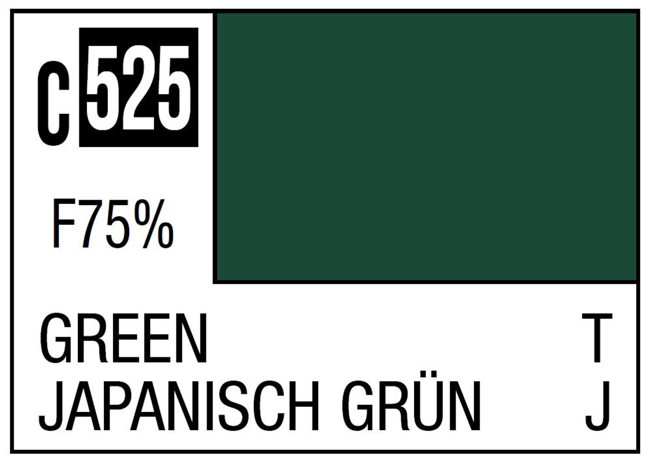 C525 Green 10ml Bottle