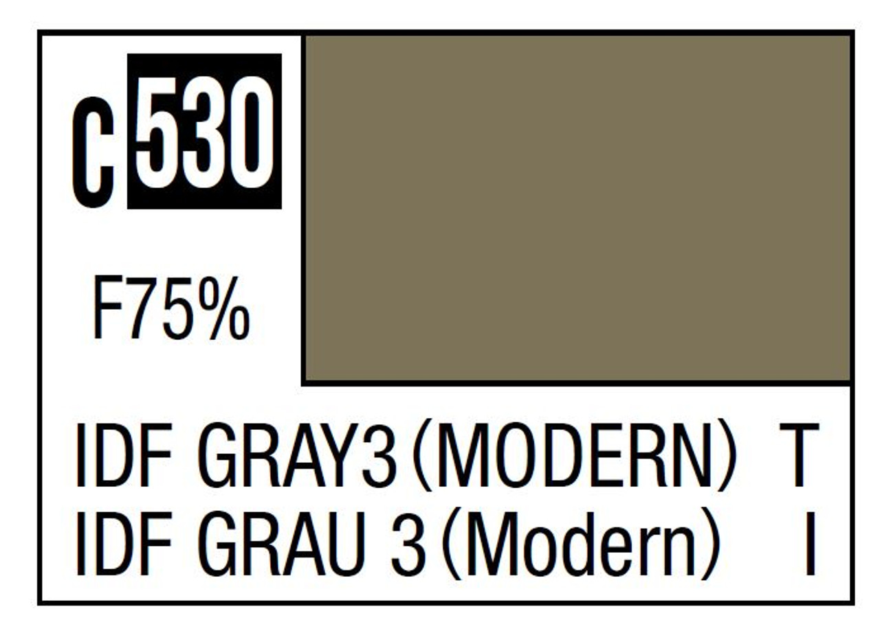 Mr. Color 530 IDF Gray 3 "Modern" 10ml Bottle, GSI Mr.Color