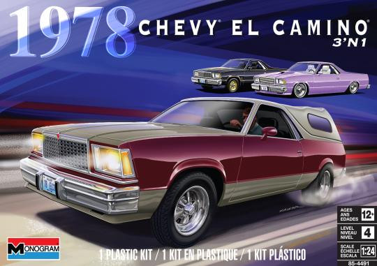 1/24 1978 EL CAMINO CAMPER - 85449100012 - Brookhurst Hobbies