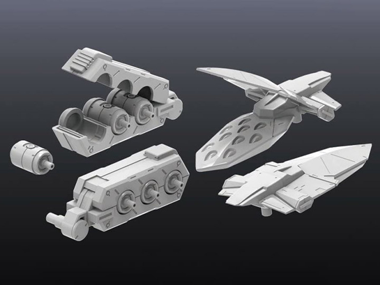 BANDAI BUILDERS PARTS HD: 1/144 MS FUNNEL 01