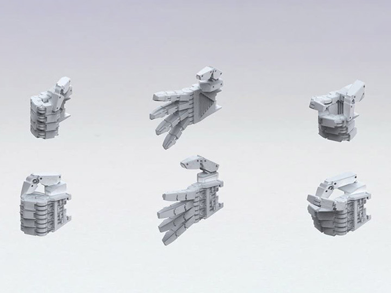 BANDAI BUILDERS PARTS HD: 1/144 MS HAND 01 (E.F.S.F.) DARK GRAY