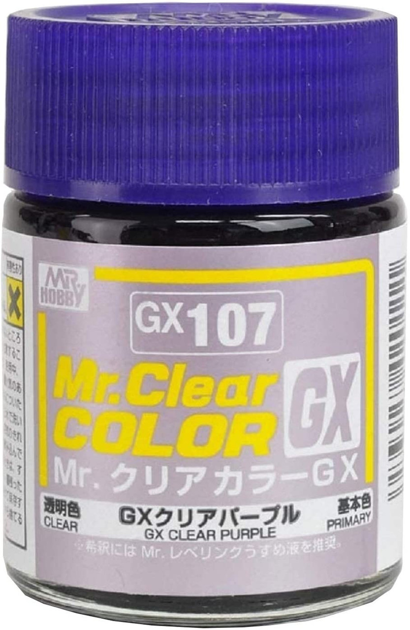 GX 107 GX Clear Purple 18ml Bottle, GSI