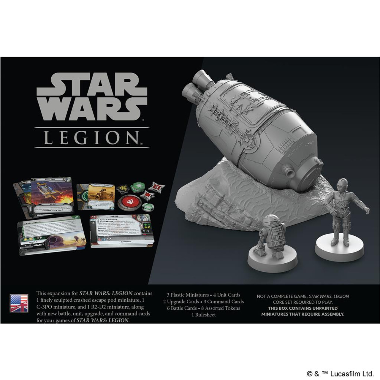 SWL043 - STAR WARS LEGION: CRASHED ESCAPE POD