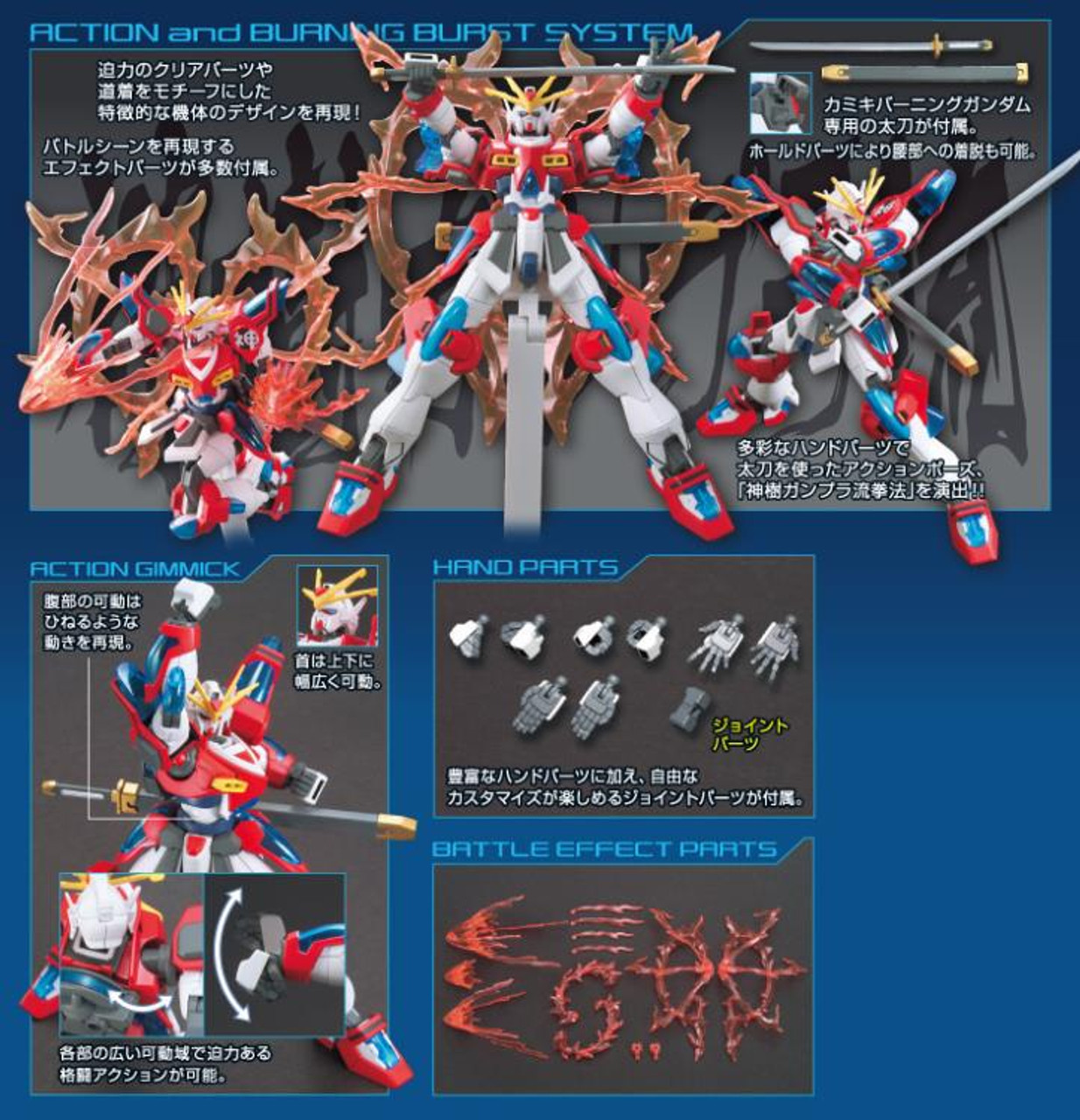 HGBF #43 Kamiki Burning Gundam