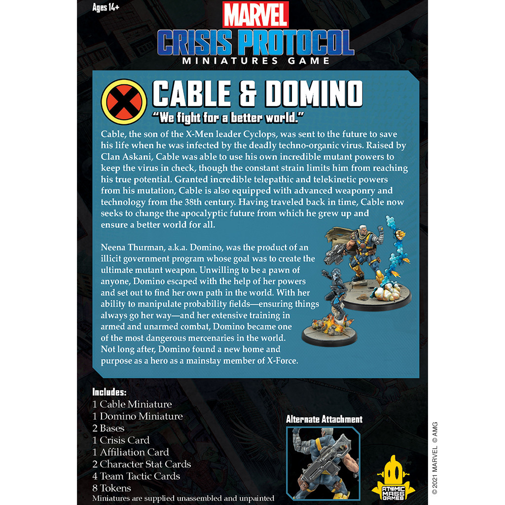CP047 - MARVEL CRISIS PROTOCOL: DOMINO AND CABLE