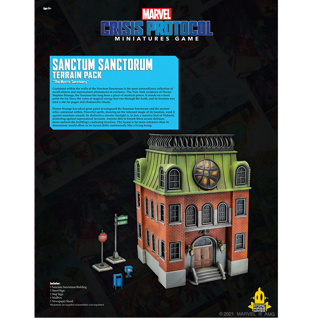 CP068 - MARVEL CRISIS PROTOCOL: SANCTUM SANCTORUM TERRAIN
