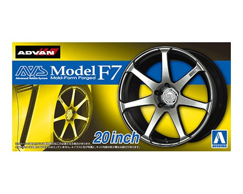 Aoshima Wheels #82 - 1:24 AVS Model F7 (Advanced Vehicle System Mold Form Forged)