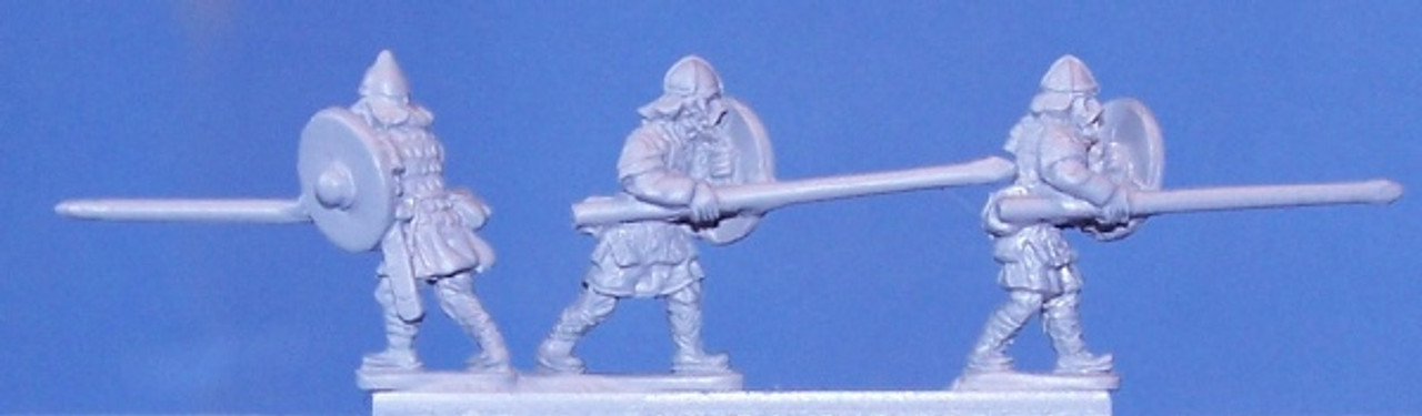 PIG090008 - ARMOURED SPEARMEN, SPEAR DOWN