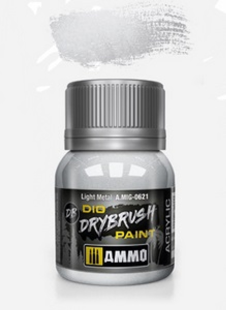 AMM0621 - Dio Drybrush Paint: Light Metal