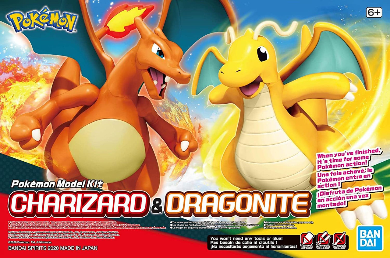 Pokémon Model Kit Collection #043 - Charizard & Dragonite