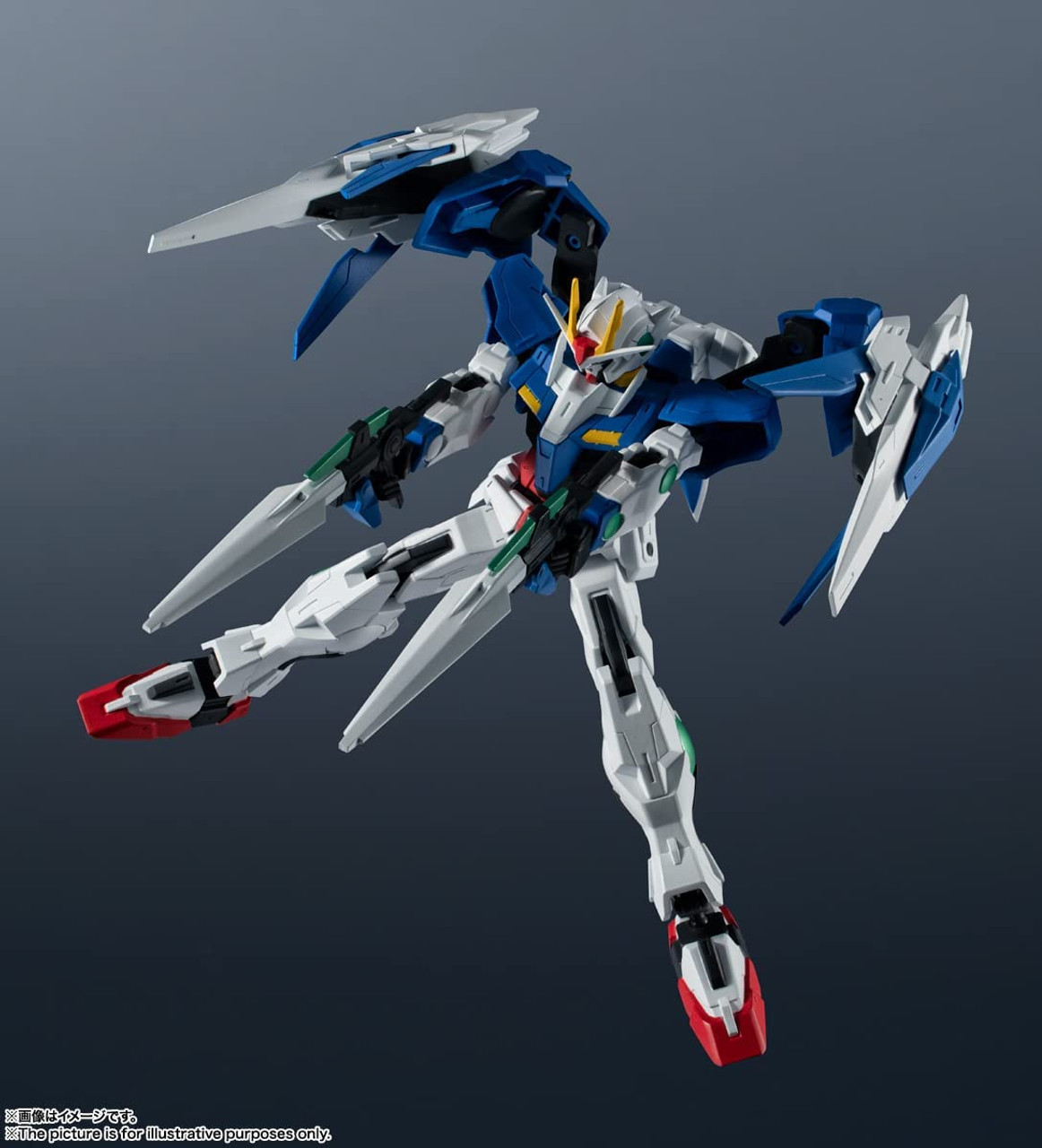 ロボット L BUILD 00 RAISER GN-0000-GNR-010 METAL BUILD Gundam 00 GN-0000 + GNR-010 00 RAISER Action