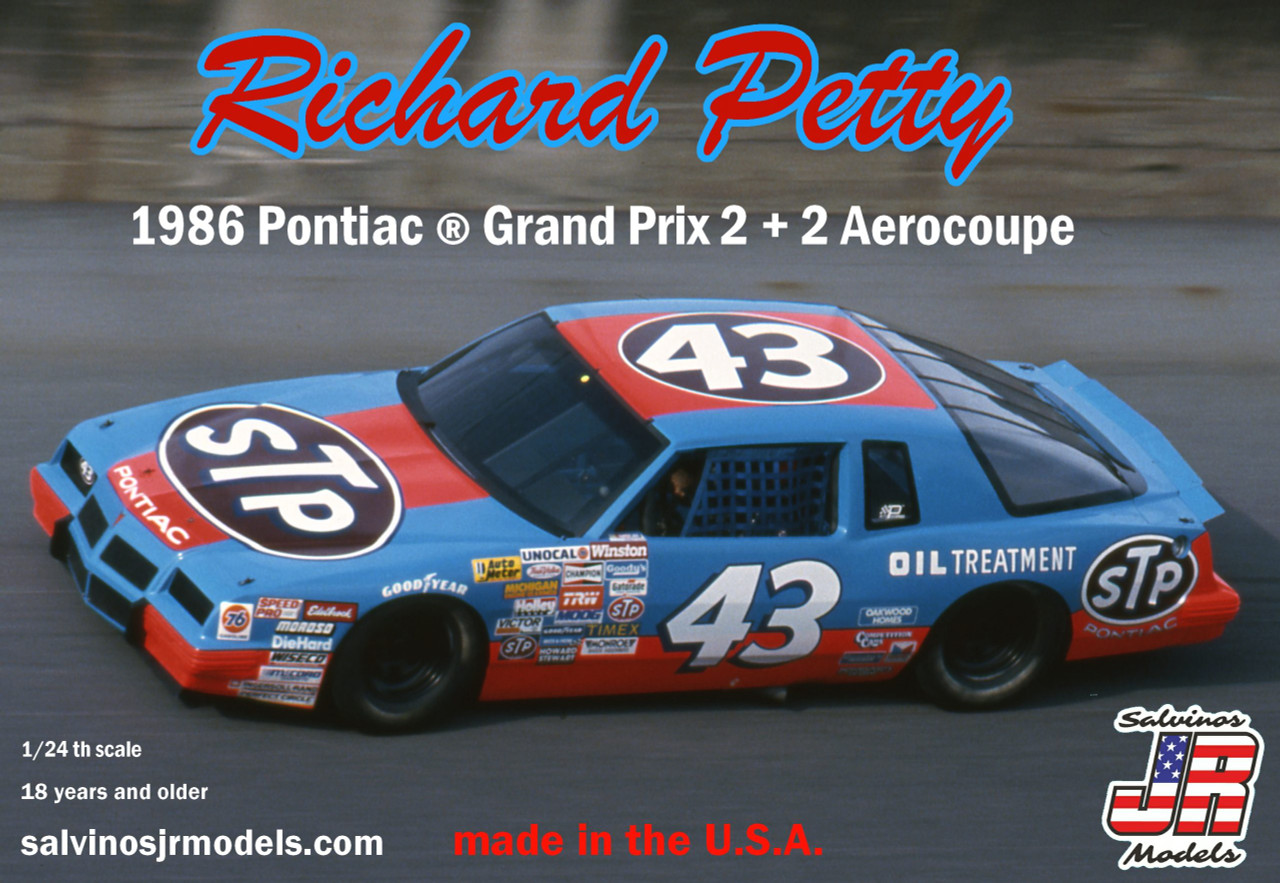 1/24 Richard Petty 1986 Pontiac Grand Prix 2+2 Aerocoupe - RPGP1986D