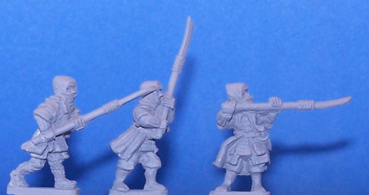 PIG240049 - WARRIOR MONKS W/ NAGINATA