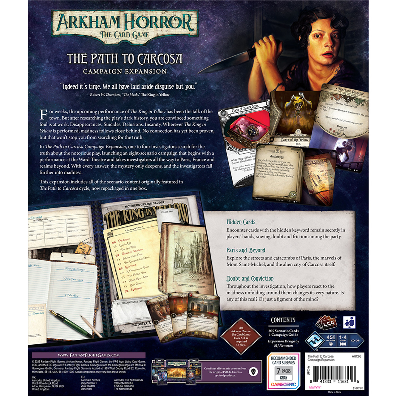 ARKHAM HORROR LCG: THE PATH TO CARCOSA CAMPAIGN EXPANSION - AHC68