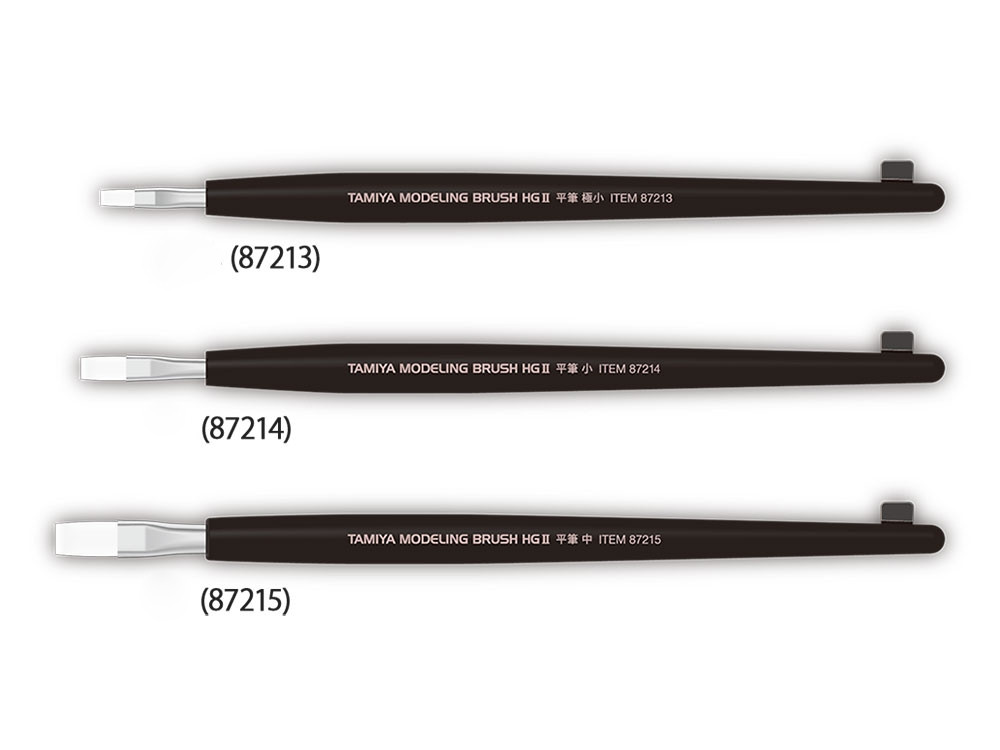 Tamiya Modeling Brush HG II Flat Brush, Small - 87214