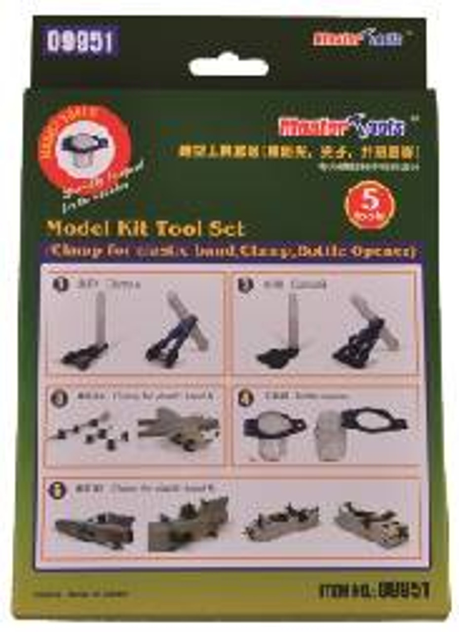Model Kit Tool Set (Clamp for Elastic Band,Clamp,Bottle Opener) - 09951