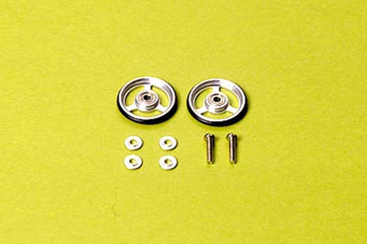JR 3-SPOKE BALL-RACE ROLLERS 17MM/ALUMINUM - TAM15161