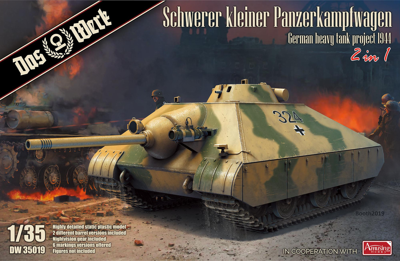 1/35 Schwerer Kleiner Panzer - Heavy Tank Project 1944 - DW35019