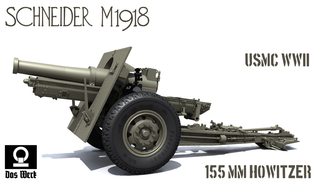 1/35 US 155mm Howitzer M1918 - DW35023